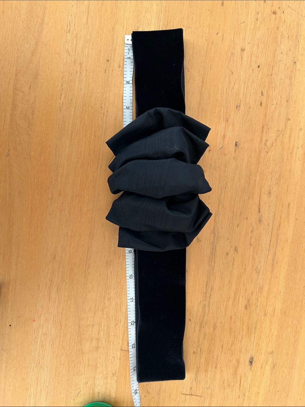 Vintage 2” wide Velvet elastic Belt in Black fits 30” - 34” waist
